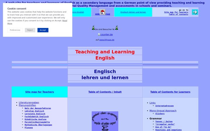 Screenshot of kfmaas.de