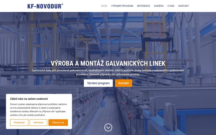 Screenshot of kfnovodur.cz