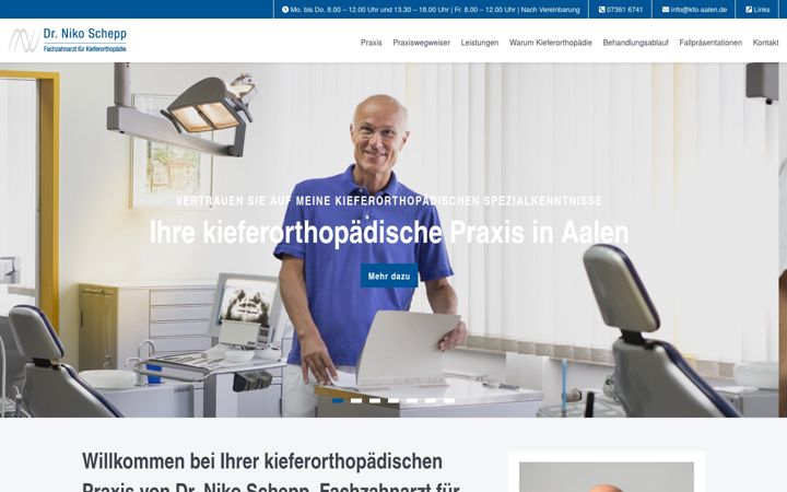 Screenshot van kfo-aalen.de
