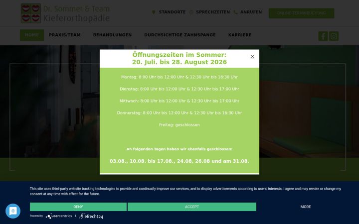 Screenshot of kfo-brueggen.com