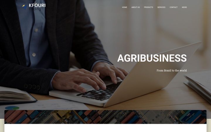 Screenshot of kfouritrading.com.br
