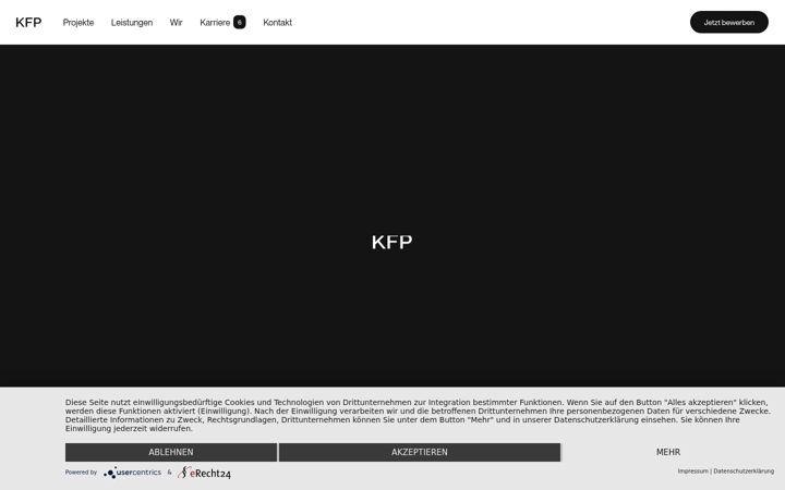 Screenshot of kfp-architekten.de