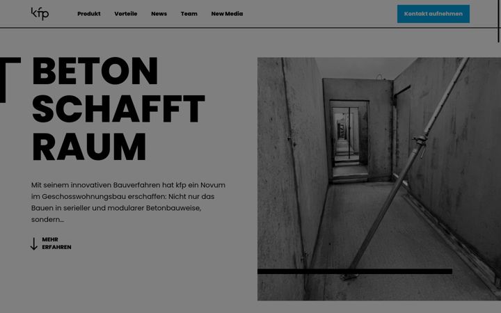 Screenshot of kfp-wohnungsbau.de