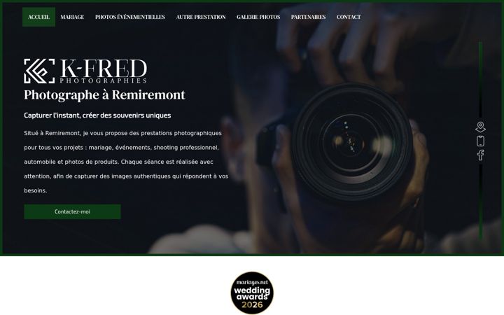 Screenshot of kfred.fr
