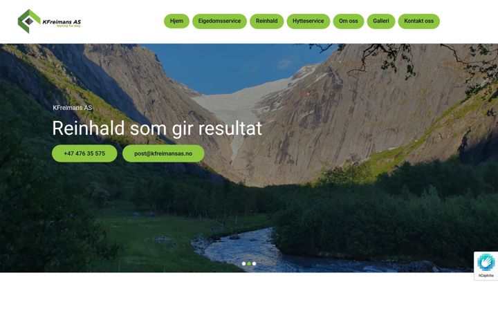 Screenshot of kfreimansas.no