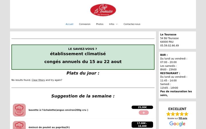 Screenshot of kftourasse.com