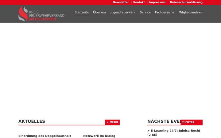 Screenshot of kfv-mittelsachsen.de
