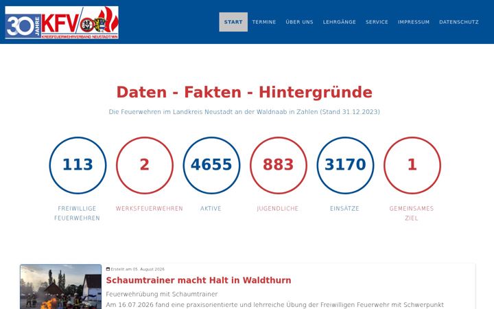 Screenshot of kfv-neustadt.de