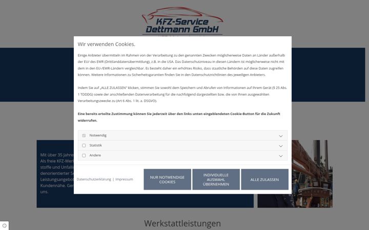 Screenshot of kfz-bremerhaven.eu