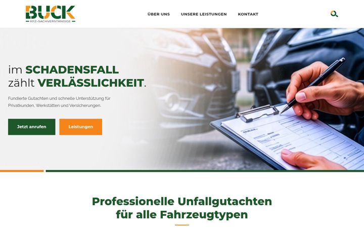 Screenshot of kfz-buck.de