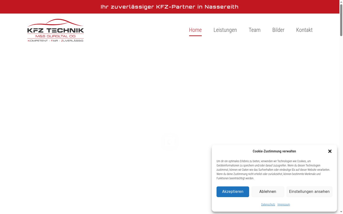 Screenshot tal-banner tal-kunsens muri qabel kwalunkwe interazzjoni