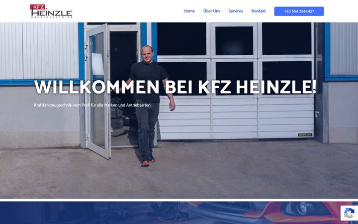 Screenshot of kfz-heinzle.at