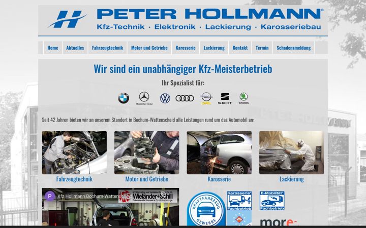 Screenshot of kfz-hollmann.de