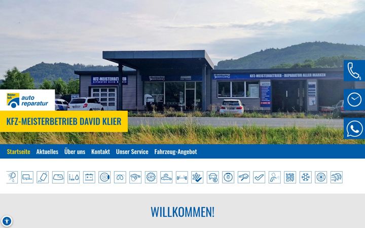 Screenshot of kfz-klier.de