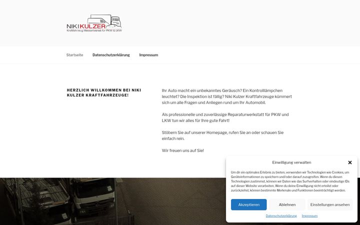 Screenshot of kfz-kulzer.de
