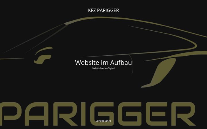 Screenshot of kfz-parigger.at