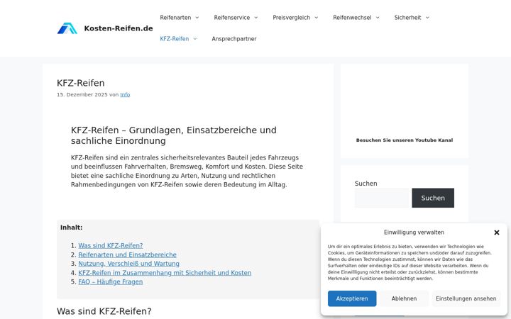 Screenshot of kfz-reifen.de