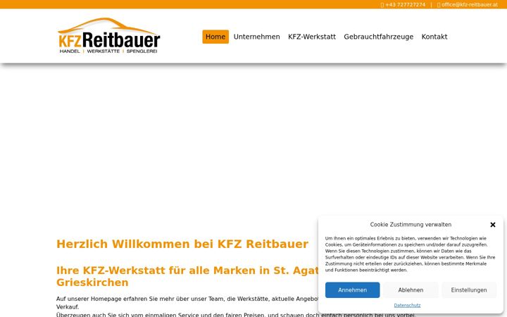 Screenshot of kfz-reitbauer.com