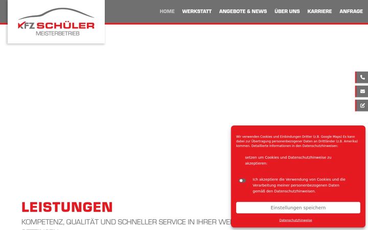 Screenshot of kfz-schueler.de
