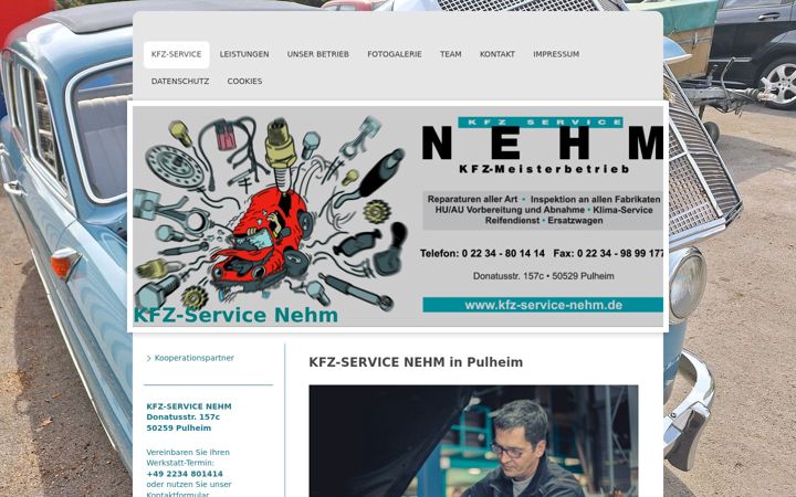 Ekrano kopija kfz-service-nehm.de