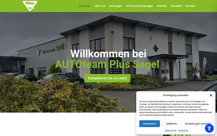 Screenshot of kfz-service-sagel.de