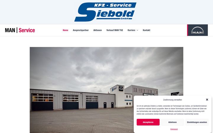 Screenshot of kfz-service-siebold.de