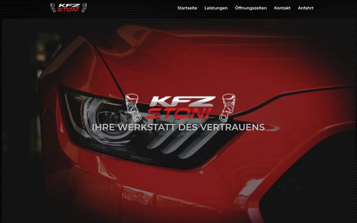 Screenshot ta' kfz-stoni.de