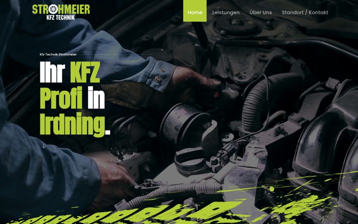 Screenshot of kfz-strohmeier.at
