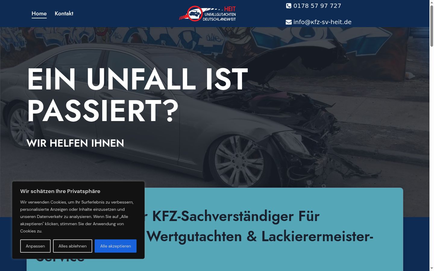 Screenshot tal-banner tal-kunsens muri qabel kwalunkwe interazzjoni