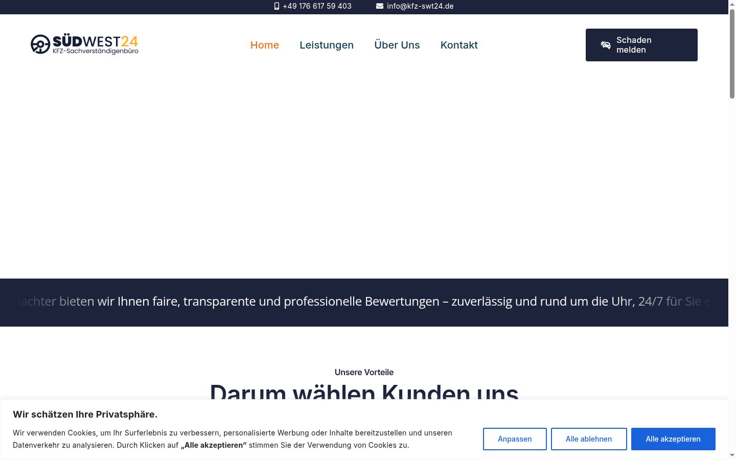 Zrzut ekranu banera zgody wyświetlanego przed jakąkolwiek interakcją