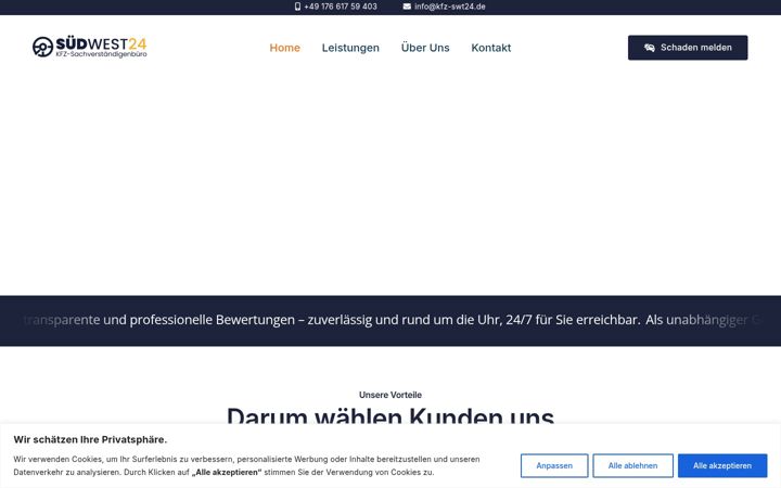 Screenshot of kfz-swt24.de