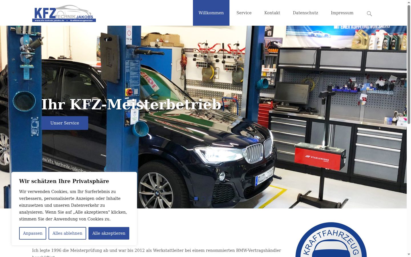 Sutikimo reklamjuostės, rodytos prieš bet kokią sąveiką, ekrano kopija