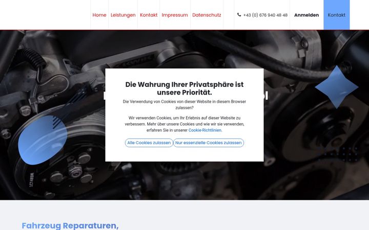 Screenshot of kfz-technik-nobs.at