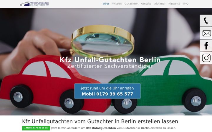 Screenshot of kfz-unfall-gutachten-berlin.de