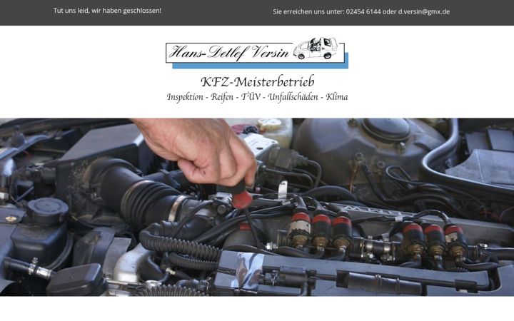Screenshot of kfz-versin.de