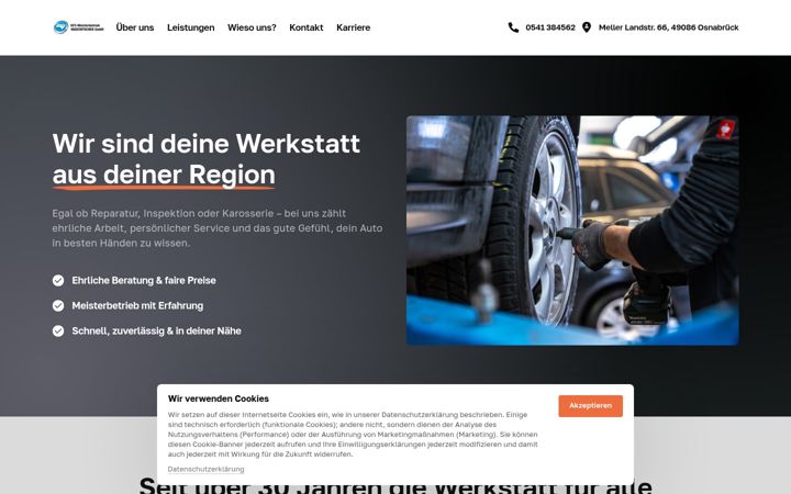 Screenshot of kfz-waschitschek.de