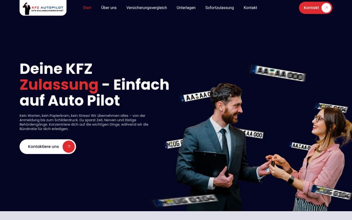 Screenshot of kfzautopilot.de
