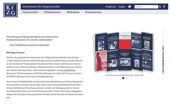 Screenshot of kfzg.de