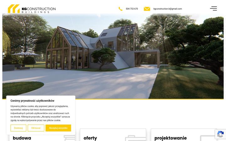 Screenshot of kg-construction.pl
