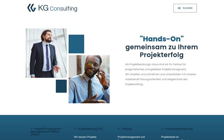 Screenshot of kg-consulting.eu