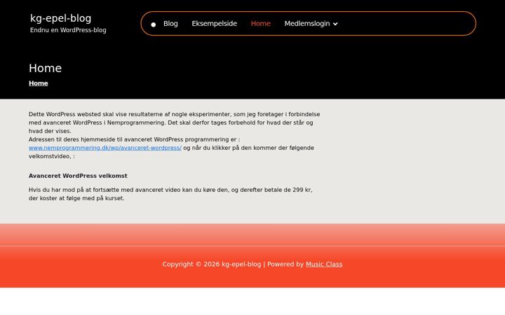 Screenshot of kg-epel.dk