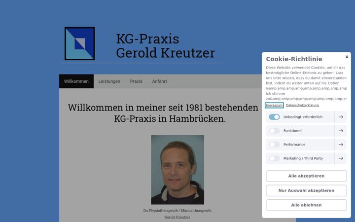 Screenshot of kg-kreutzer.de