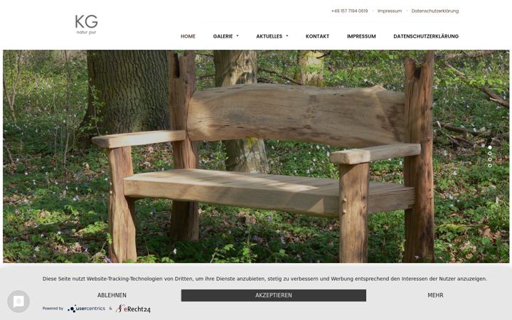 Screenshot of kg-natur-pur.de