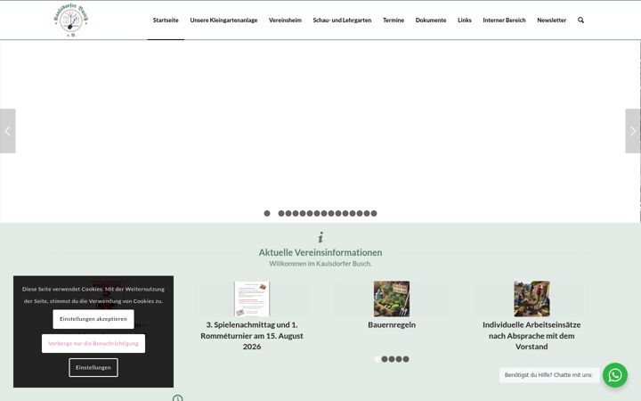 Screenshot of kga-kaulsdorfer-busch.de