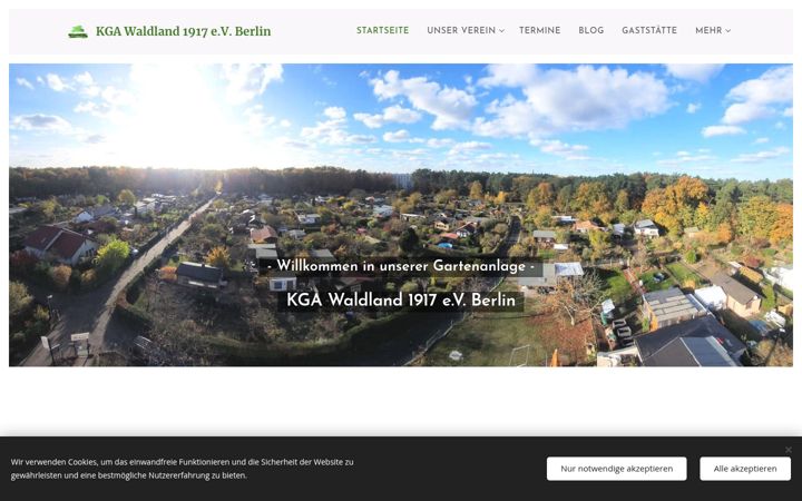 Screenshot of kga-waldland.de