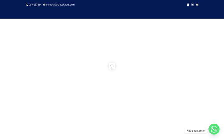 Screenshot of kgaservices.com