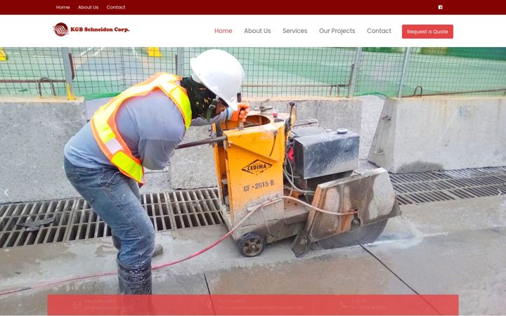 Screenshot of kgbschneiden.com