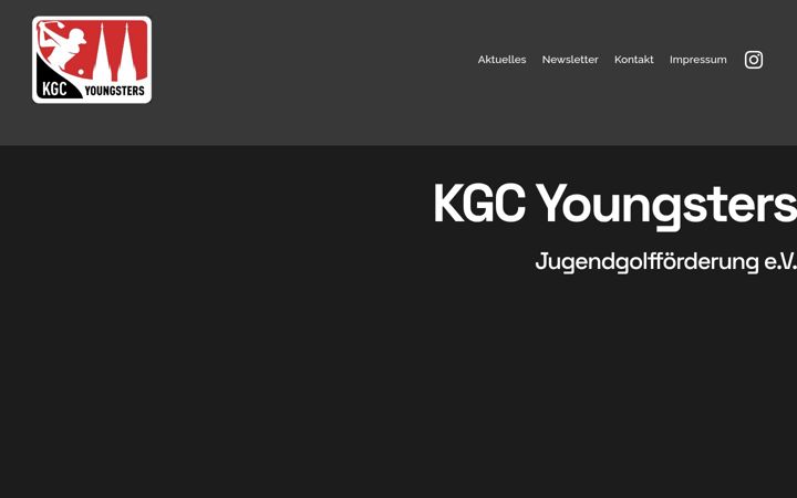 Screenshot of kgc-youngsters.de