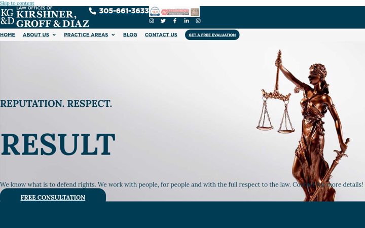 Screenshot of kgdfloridalaw.com