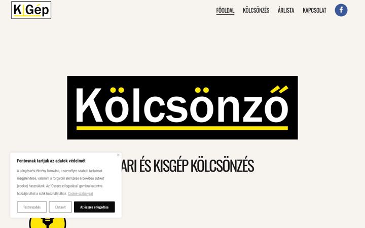 Screenshot of kgep.hu